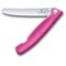 Swiss Army Brands 2024 Victorinox Kitchen Swiss Classic Foldable Paring Knife, Serrated, Pink VIC-6.7836.F5B - alternate 1